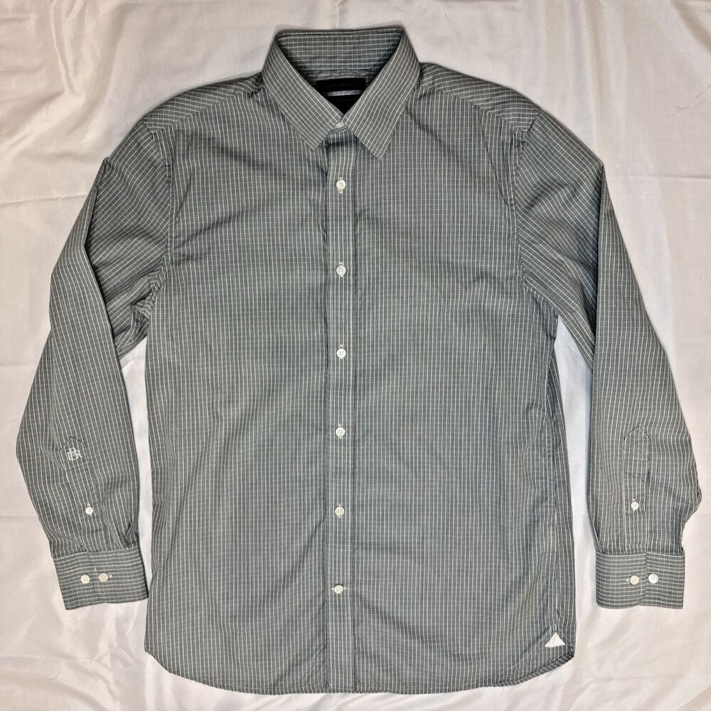 Banana Republic Premium Poplin Dress Shirt with Cutaway Collar Men's Size Medium